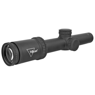 Trijicon Ascent 1-4x24mm SFP Tactical Rifle Scope with BDC Target Holds Reticle 30mm Tube 1/4 MOA Adjustment Black AT424-C-2800001