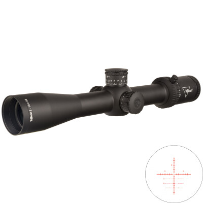 Trijicon Credo 2-10x36 Scope MRAD Precision Tree Red Illuminated Reticle First Focal Plane 30mm Tube Black