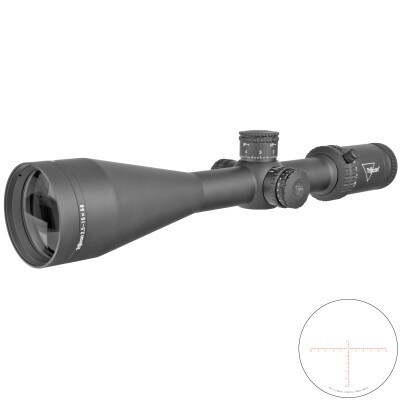 Trijicon Credo 2.5-15x56 Scope MRAD Center Dot Red Illuminated Reticle MOA Adjustment 30mm Tube Black