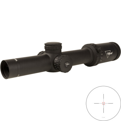 Trijicon Credo 1-6x24 Scope BDC Segmented Circle Red Illuminated Reticle 30mm Tube Black