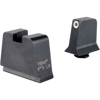 Trijicon Suppressor Height Tritium Sights for Glock 42/43/43X/48 White Front