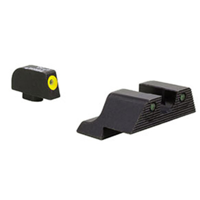 Trijicon HD XR Night Sight Set Yellow Front Outline for Glock Models 17/17L/19/22/23/24/25/26/27/28/31/32/33/34/35/37/38/39