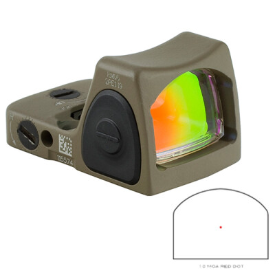 Trijicon RMR Type 2 Adjustable LED Sight 3.25 MOA Red Dot No Mount FDE