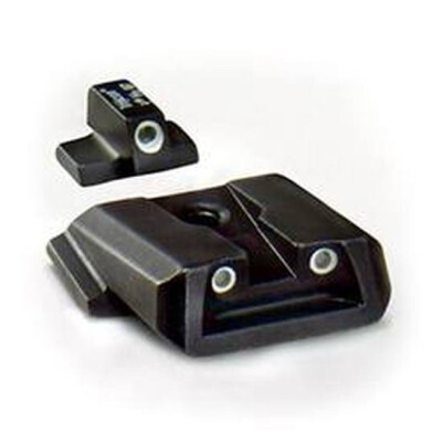 Trijicon S&W M&P/SD Series Bright & Tough Night Sight Set Green Front Green Rear Tritium Steel Black