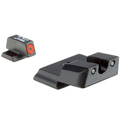 Trijicon HD XR Tritium Night Sight Set Smith & Wesson Shield Orange Outline Front/Green Tritium Rear