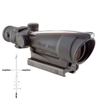 Trijicon ACOG TA11J 3.5x35 Rifle Scope Illuminated Red Crosshair .223 Ballistic Reticle 1/3 MOA with TA51 Mount Aluminum Black TA11J