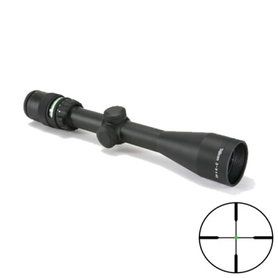 Trijicon AccuPoint 3-9x40 Scope Dual Illuminated Standard Duplex Crosshair with Green Dot Reticle 1" Tube Matte Black
