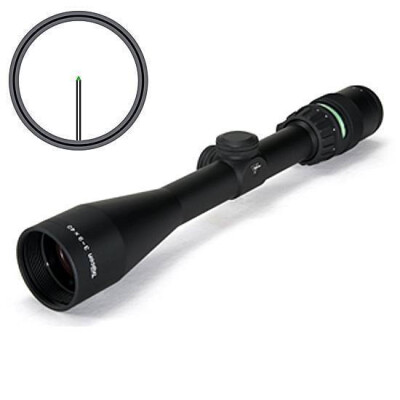 Trijicon AccuPoint 3-9x40 Riflescope with BAC, Green Triangle Post Reticle, 1" Tube