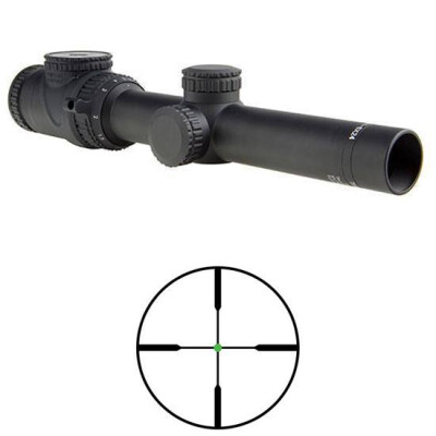 Trijicon AccuPoint 1-6x24 Riflescope Standard Duplex Crosshair with Green Dot, 30mm Tube