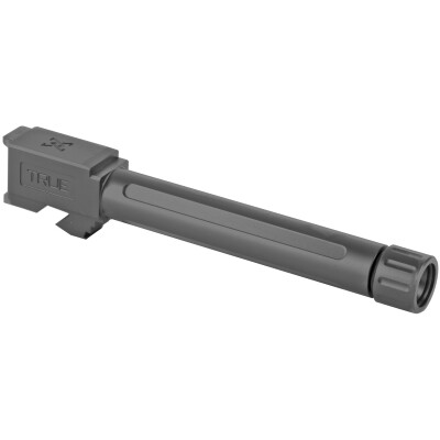 True Precision Threaded 1/2x28 Drop In Replacement Barrel for Glock 17 Gen 1-4 9mm Luger Black DLC Finish