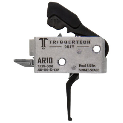 TriggerTech AR10 Duty Single-Stage Flat Trigger 3.5 lbs