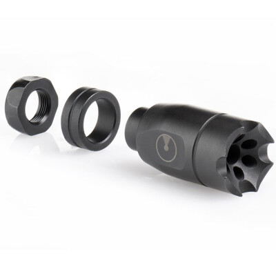 Ultradyne AR .308 ATHENA Muzzle Break .308/7.62 Caliber 5.8x24 Threads Steel Black