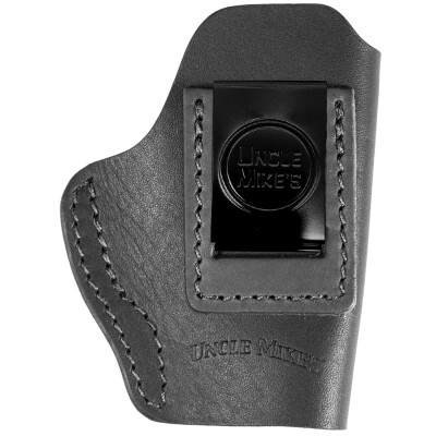 Uncle Mike's IWB Holster Fits Most Small Frame Autos Ambi Leather Black