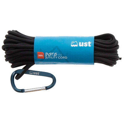 UST Para 550 Utility Cord 30' Nylon Black