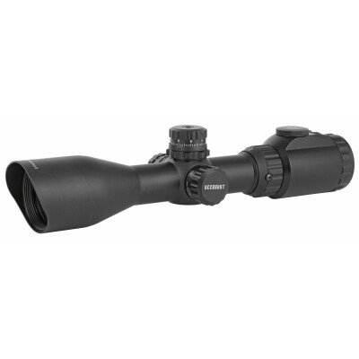Leapers UTG Accushot 2-7x44mm Long Eye Relief Scout Scope 30mm AO 36 ColorTube Black SCP3-274LAOIEW