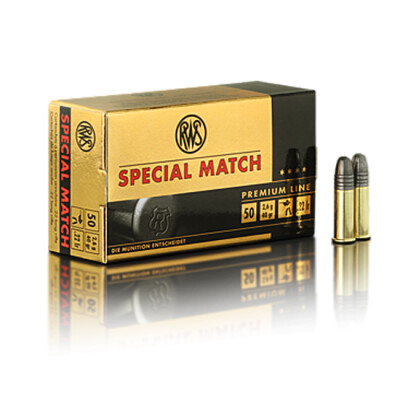 RWS Special Match .22 LR 40 Grain RN 50 Round Box