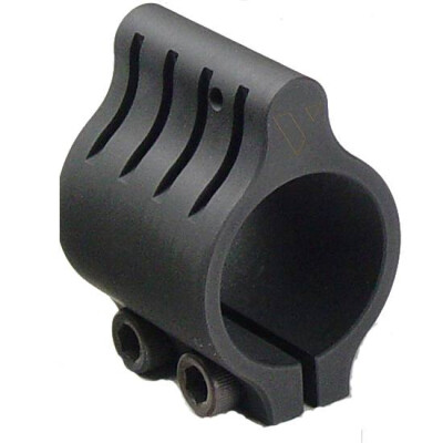 Vltor Weapon Systems AR-15 Clamp On Low Profile Gas Block Stainless Steel 0.750" Barrel Matte Black Oxide GB-CLAMP750BLK