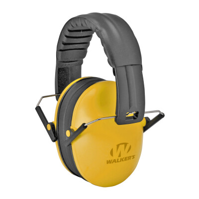 Walker's Baby & Kids Folding Ear Muffs Fits 6 Month to 8 Years Yellow