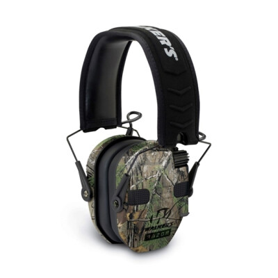 Walker's Game Ear Razor Slim Series Quad Electronic Adult Folding Earmuffs Realtree Xtra Camouflage