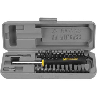 Wheeler Space Saver Gunsmith Screwdriver Set, 26 Bit