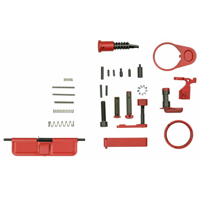WMD Guns AR-15 Accent Build Kit/Mil-Spec Parts Red