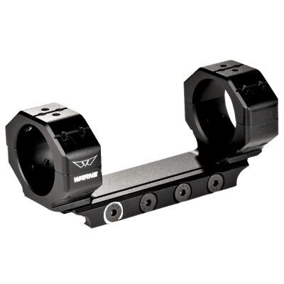 Warne Skyline Precision Mount 35mm Medium Height Picatinny Ring and Base Combo Black