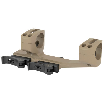 Warne Scope Mounts Gen 2 Extended Skeletonized One Piece MSR/AR-15 Scope QD Mount 30mm Tube Diameter Aluminum Flat Dark Earth Finish