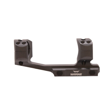 Warne Scope Mounts Gen 2 Extended XSKEL One Piece AR-15 Skeletonized Scope Mount 30mm Tube Diameter Lightweight 6061 Aluminum Gray