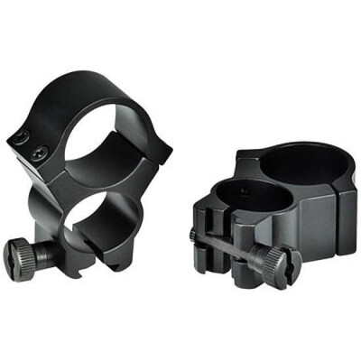 Weaver 1" See Thru Redfield Scope Rings 3/8" Dovetail Aluminum Black