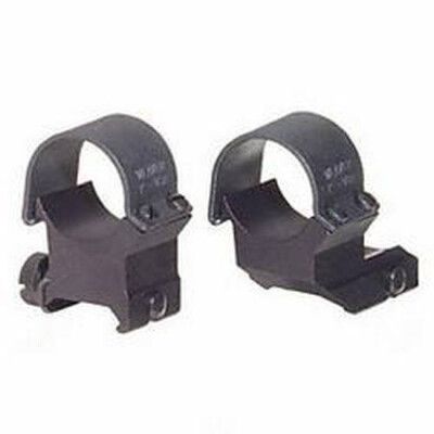 1" Detachable Top-Mount Extension Rings Extra High Black Matte