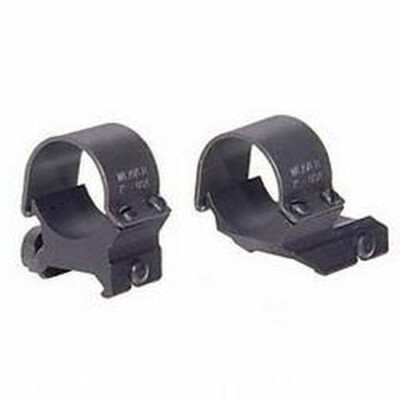Weaver 1" Detachable Top Mount Extension Rings High Black Matte Finish 49043