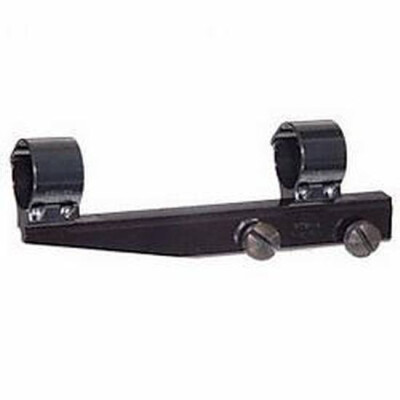 Weaver Detachable Side Mount 1" Tube Long High Bracket and Rings Black 49340