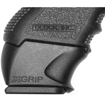 XGrip for Glock 26-27 Magazine Adapter Magazine Spacer for Full Size for Glock 17/22/31 Magazines Installed Into for Glock 26/27/33 Frames Matte Black Finish