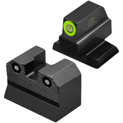XS Sights R3D 2.0 Tritium Night Sights for HK VP9 OR Green Suppressor Height