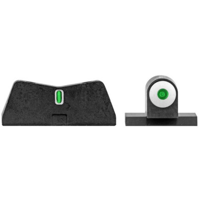 XS Sight Systems DXT Big Dot Night Sights Canik Green Tritium Front/Tritium Rear Matte Black