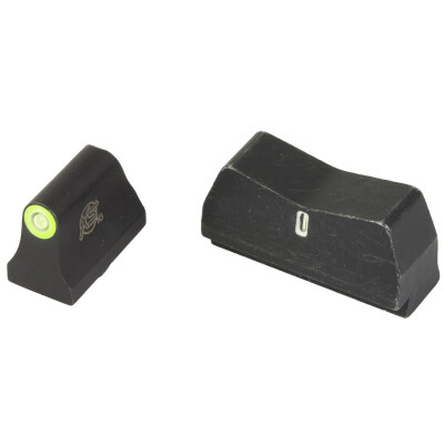 XS Sights DXT2 Standard Dot Suppressor Height Sights for Glock 17/19/26 Green Front Sight