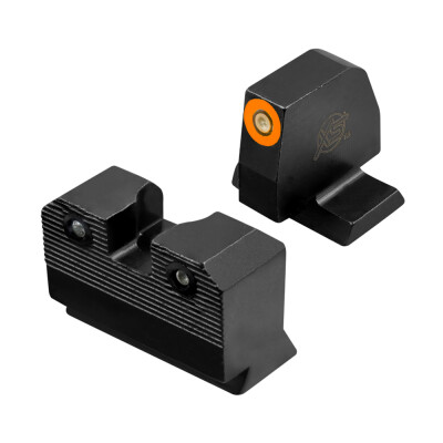 XS Sights R3D 2.0 Night Sights for S&W M&P Optic Ready Suppressor Height Orange