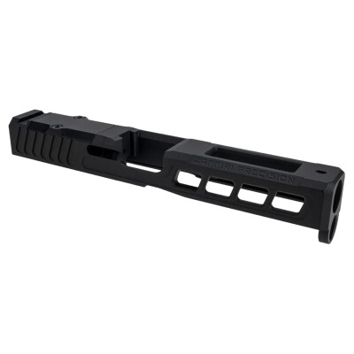 Zaffiri Precision ZPS.3 Slide Complete Upper for Glock 17 Gen 5 RMR Cut Black/Gold Threaded Barrel