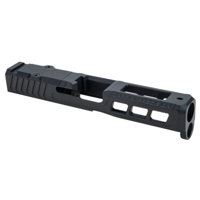 Zaffiri Precision ZPS.3 Slide Complete Upper for Glock 19 Gen 5 RMR Cut Black/Gold Threaded Barrel