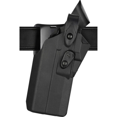 Safariland Model 7360RDS 7TS ALS/SLS Duty Holster Fits Glock 19 MOS with TLR-1 or Similar Lights and Trijicon RMR or Similar Red Dots Right Hand LVL III Mid-Ride SafariSeven Plain Black