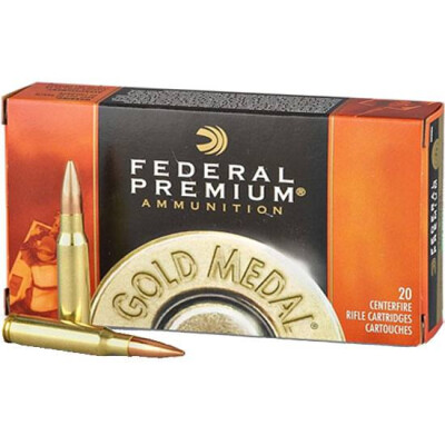 Ammo .308 Win/7.62x51 NATO Federal Gold Metal 175 Grain Seirra MatchKing BTHP Bullet 2600 fps 500 Round Case GM762M2CS