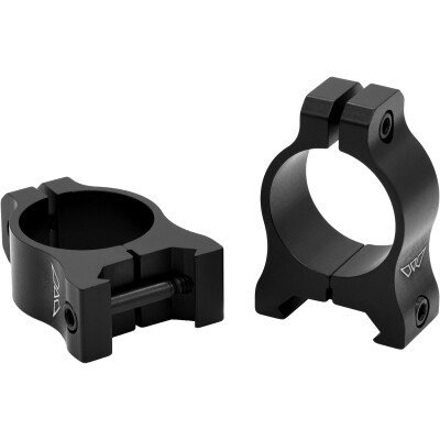Warne Vapor Vertical Picatinny Scope Rings 1" Low