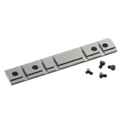 Ruger Combination 10/22 Scope Base Adapter Weaver snd Tip-Off, Silver Powder Coated Aluminum