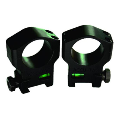 Accu-Tac 34mm Scope Rings Bubble Level Aluminum Black