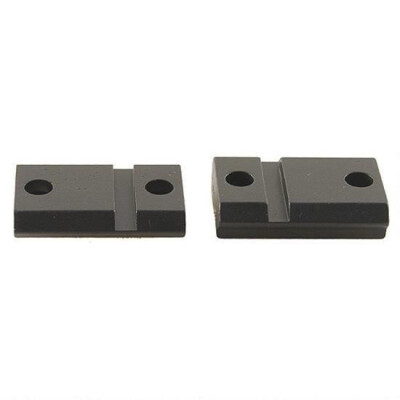 Leupold QRW Quick Release Weaver Style Scope Mount 2 Piece Base Savage 110 Round Rear Receiver Machined Steel Matte Black