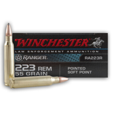 Winchester Ranger .223 Rem Ammunition 20 Rounds PSP 55 Grains