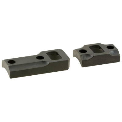 Leupold Ruger American Two Piece Dual Dovetail Base Set Steel Black