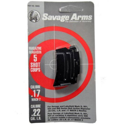 Savage MKII 5 Round Magazine .22LR/.17HM2 Steel Blued