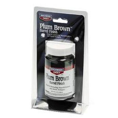 Birchwood Casey Plum Brown Barrel Finish 5 oz Bottle 14130