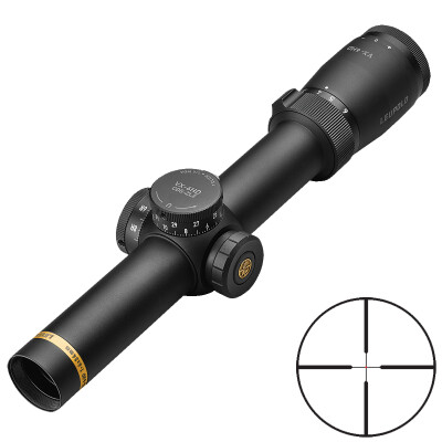 Leupold VX-6HD 1-6x24 Riflescope Illuminated FireDot Duplex Reticle 30mm Tube .25 MOA Adjustments Second Focal Plane Aluminum Matte Black